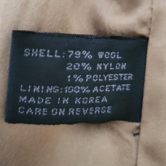 Vintage Express Camel Pea Coat - Picture 6 of 7